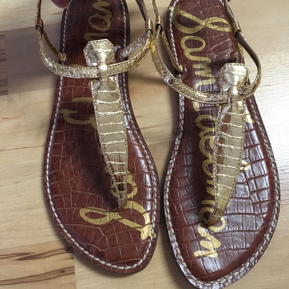 Sam Edelman Gigi Sandals - Gold